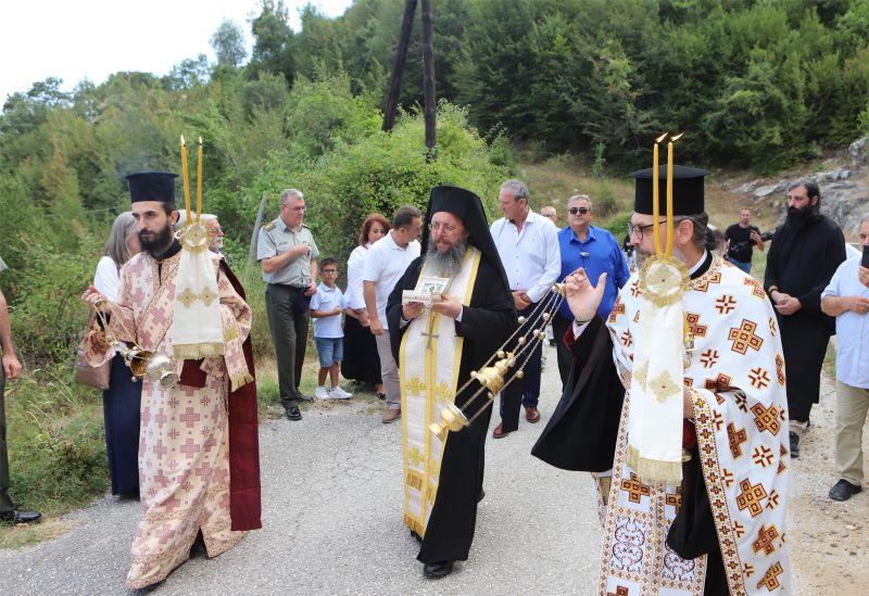 Υποδοχή Ιερού Λειψάνου Αγίου Εφραίμ Ν. Μάκρης στην Ιερά Μονή Μεταμορφώσεως του Σωτήρος Πρασινάδας Παρανεστίου. 